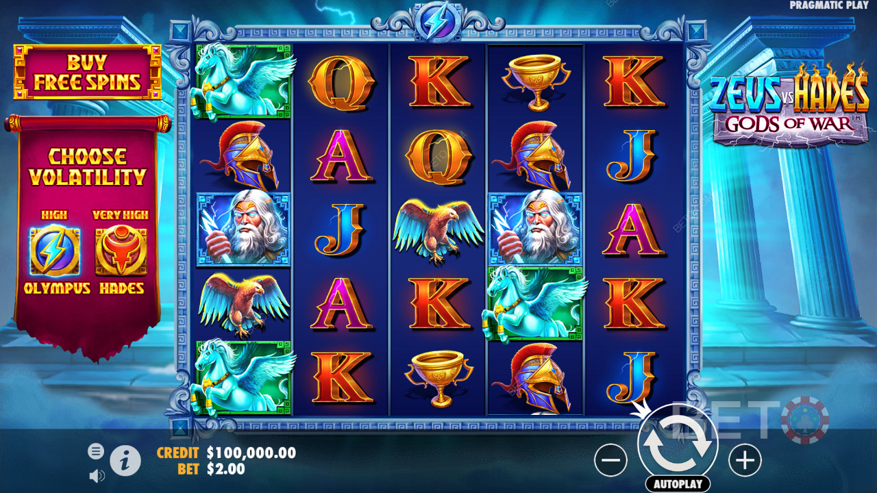Zeus vs Hades - Gods of War Slot Makinesinde bahsinizin 15.000 katını kazanın!