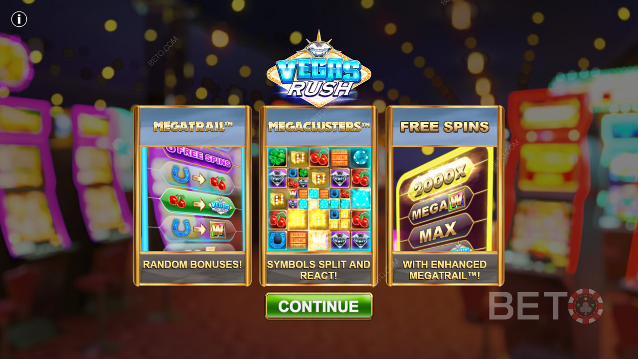 Vegas Rush online slot, özellikleri açısından en iyi slotlardan biridir