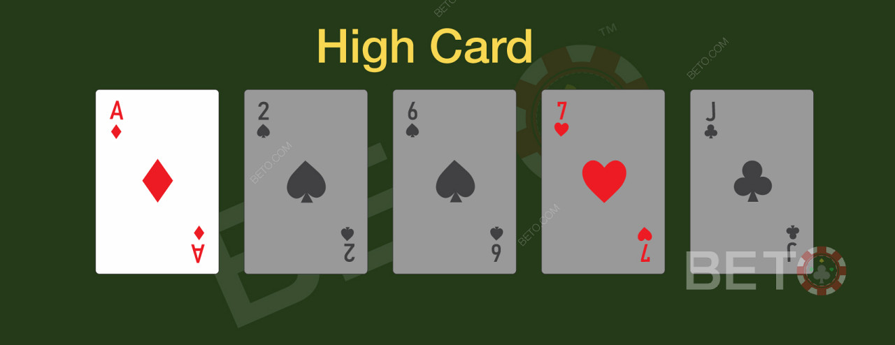 Yüksek kart blöf yapmak için mükemmel bir eldir.