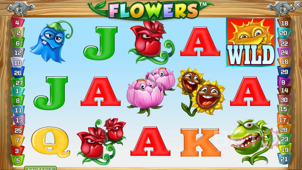 Flowers Online Slot Makinesi