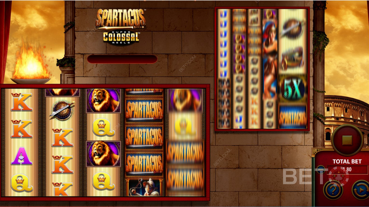 Spartacus Super Colossal Reels Çevrimiçi Slot