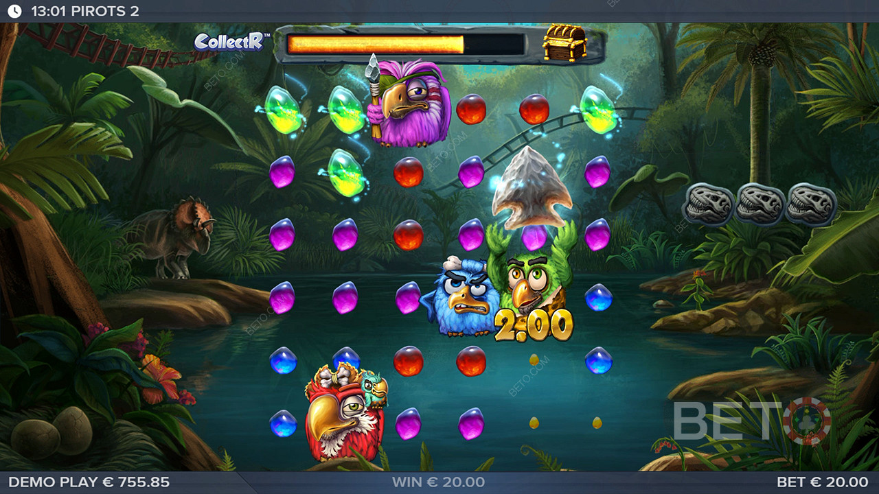 Pirots 2 Online Slot oyununda bahsinizin 10.000 katını kazanın!