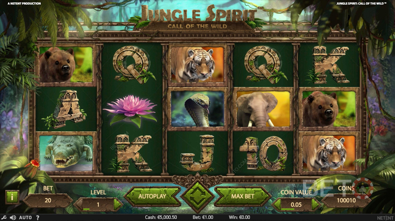Jungle Spirit: Call of the Wild Çevrimiçi Slot