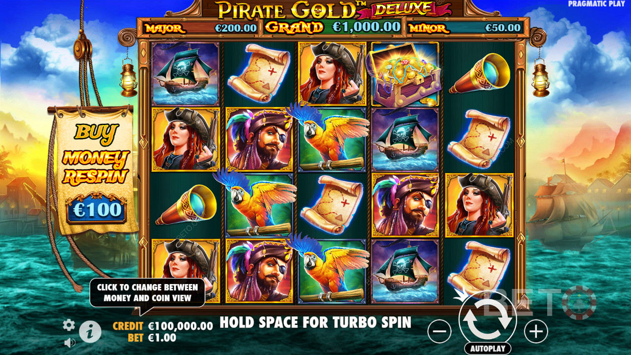 BETO Slots tarafından Pirate Gold Deluxe İncelemesi