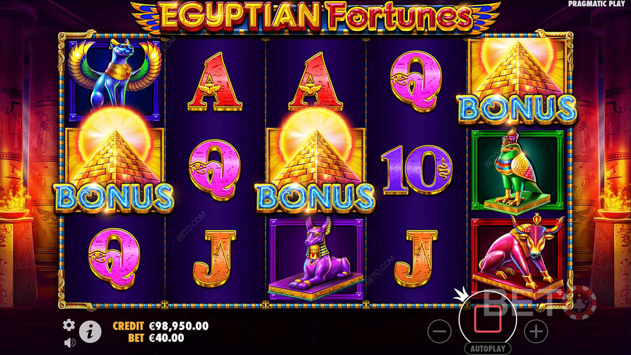 Egyptian Fortunes BETO Slots tarafından incelendi