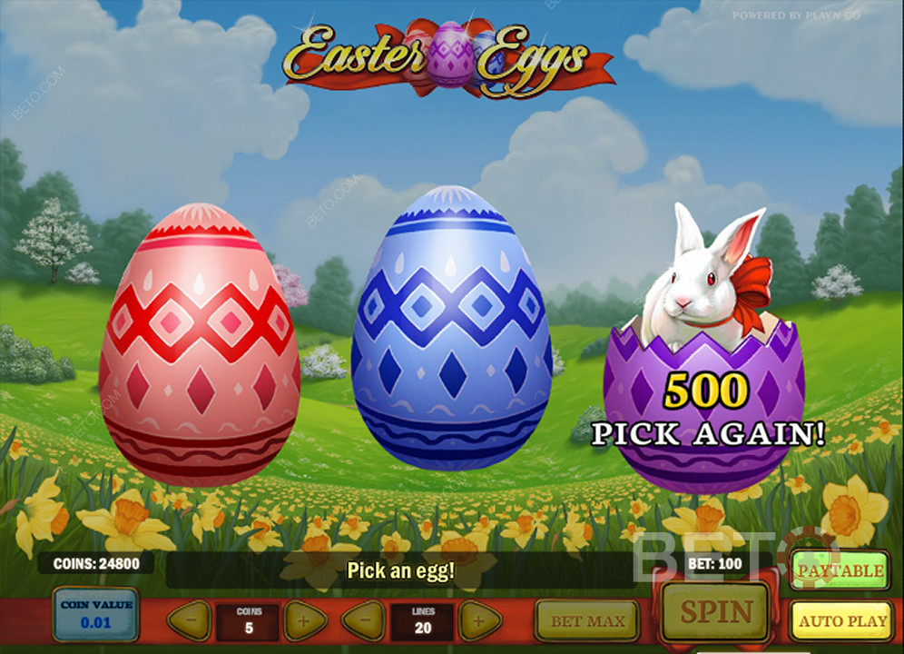Paskalya yumurtaları oyuna büyüleyici bonuslar getiriyor