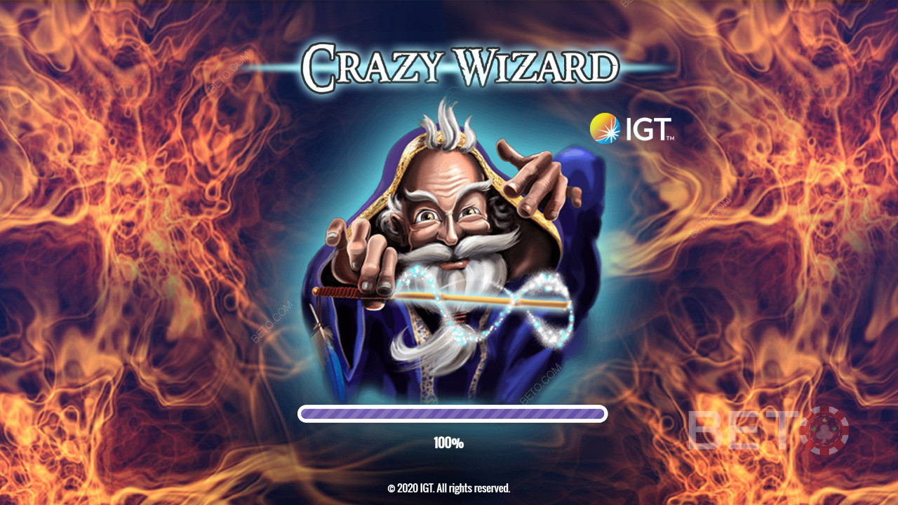 Büyücülerin ve sihirbazların dünyasına girin - Crazy Wizard adresinden bir slot IGT