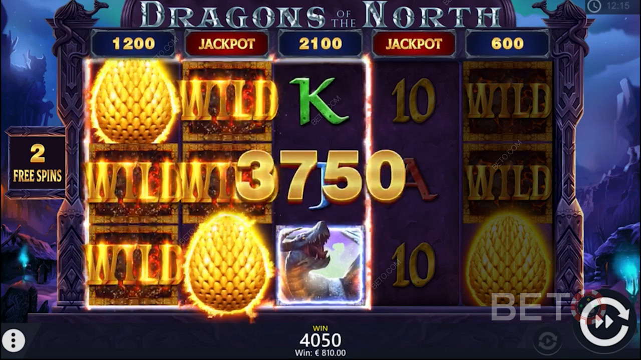 Dragons of the North video slotunda büyük bir kazanç