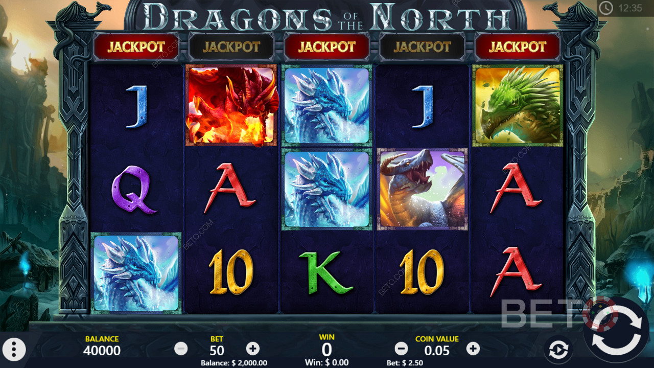 Dragons of the North slot makinesi