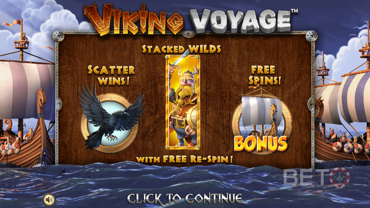Viking Voyage slotunda çeşitli güçlü bonus özelliklerinin ve ücretsiz çevirmelerin keyfini çıkarın