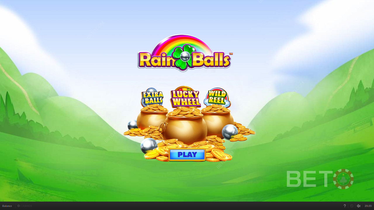Altın kazanların başlangıcında Rain Balls