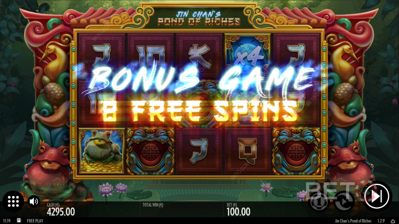Bonus Oyun özelliği sırasında 16 adede kadar bonus ücretsiz dönüş kazanın