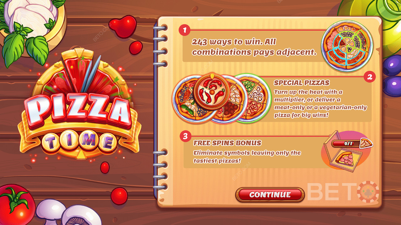Pizza Time foodies için Epic Industries tarafından slot
