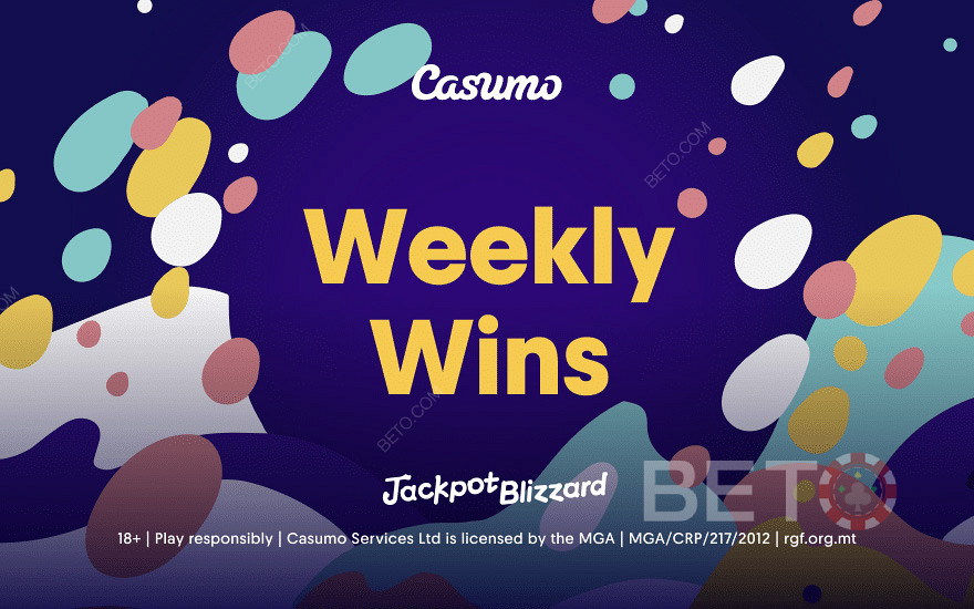 Casumo adresinde jackpot oynayın veya mega büyük ödüller kazanın!