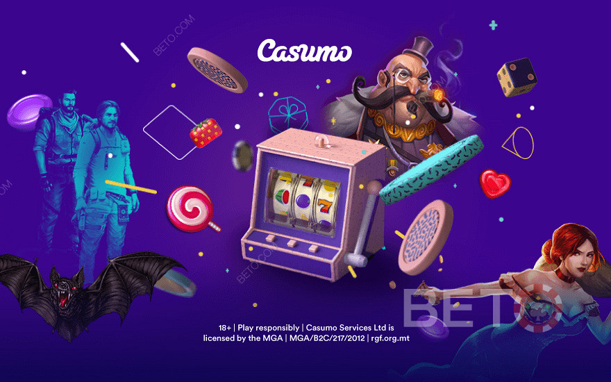 Casumo bonus ve heyecan verici casino oyunları seçenekleri.