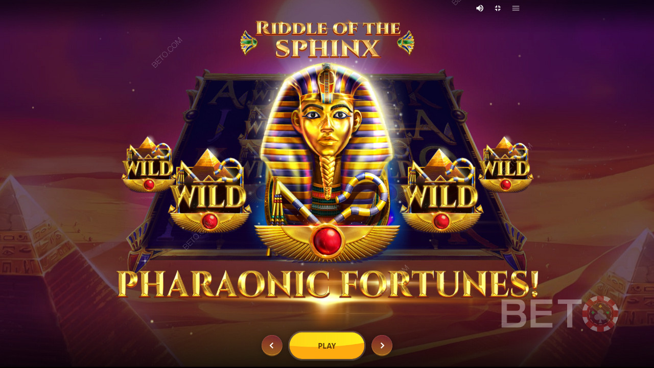 Pharaonic Fortunes özel bonusu Riddle Of The Sphinx