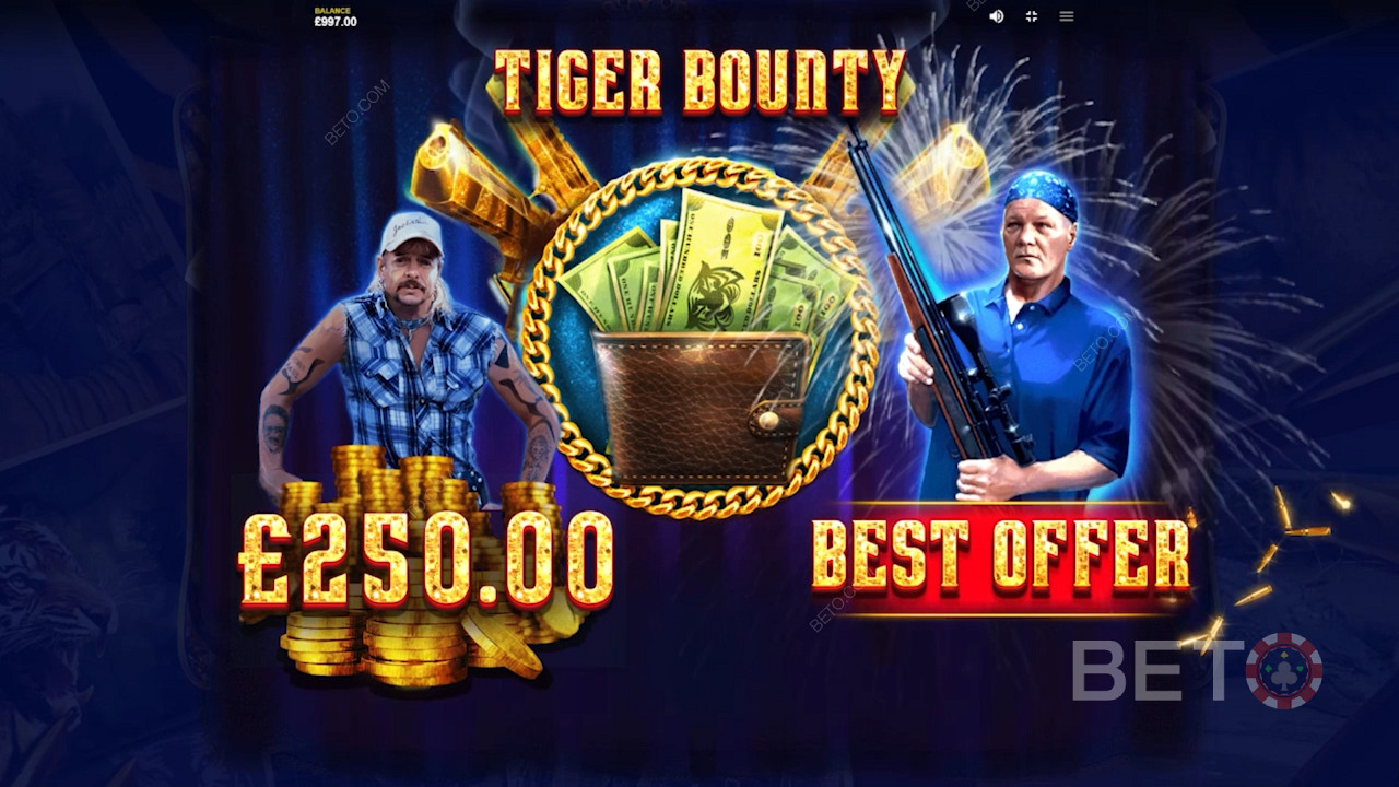 Tiger Bounty bonusu Joe Exotic