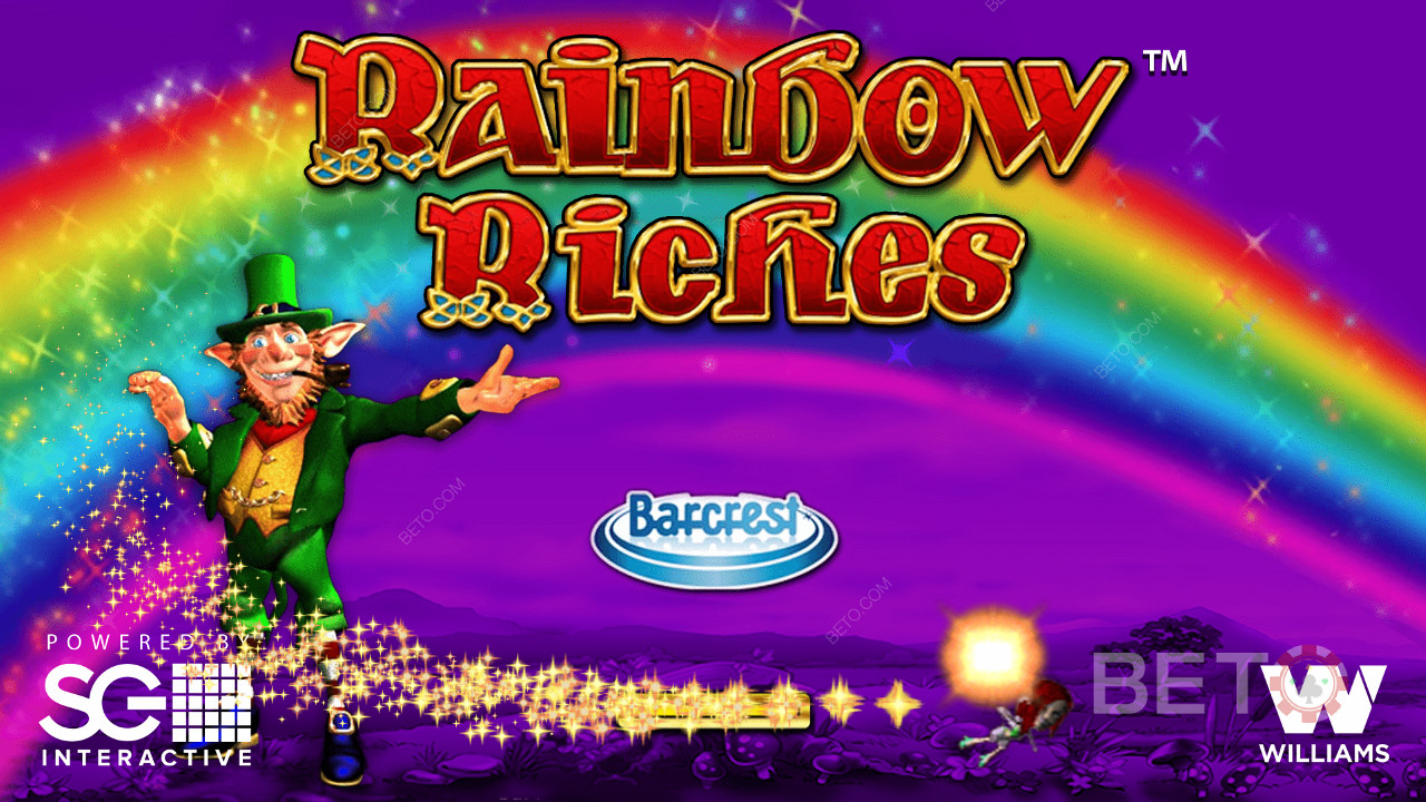 Rainbow Riches online slot açılış ekranı