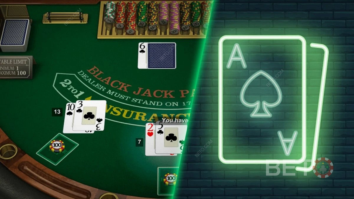 Online Blackjack, canlı kart oyunları, bilgisayar tarafından oluşturulan oyunlar ve RNG Blackjack