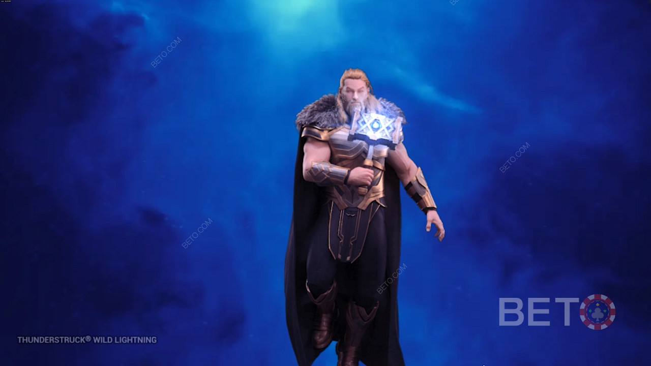 Thor, Thunderstruck Wild Lightning online slotundaki tek tanrıdır