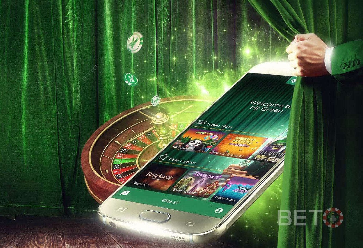 Green gaming ve oyunları tüm mobil cihazlarda oynanabilir.