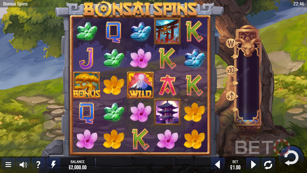 Orman temalı Bonsai Spins tarafından geliştirilen oyun Epic Industries