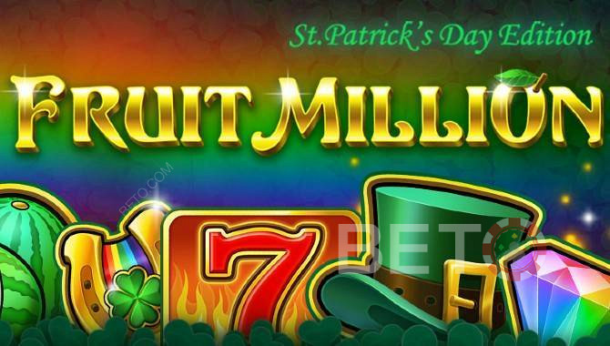 Fruit Million 8 farklı görünüme sahip çevrimiçi slot - St. Patricks Day Edition