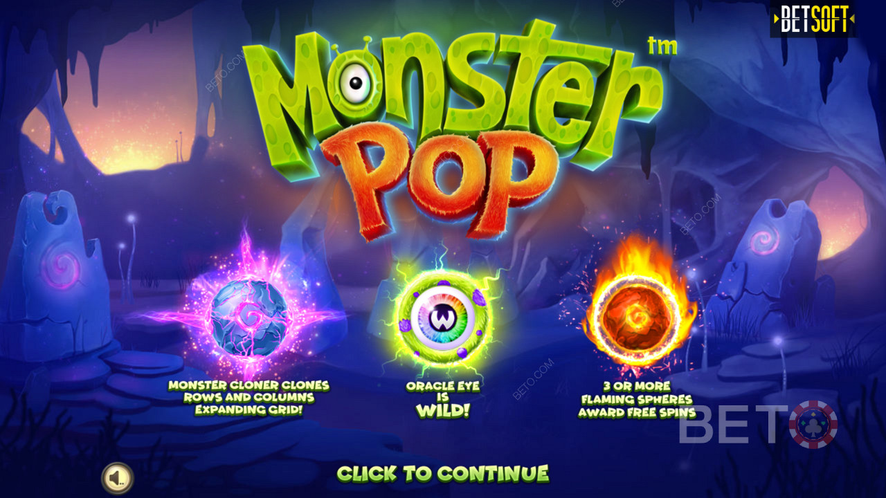 Monster Pop video slotunda yenilikçi Bonus Özelliklerinin keyfini çıkarın