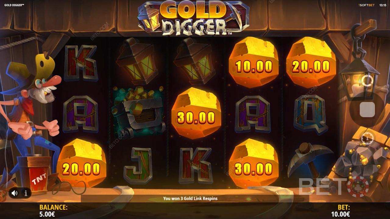 Yüksek kazanma potansiyeli Gold Digger