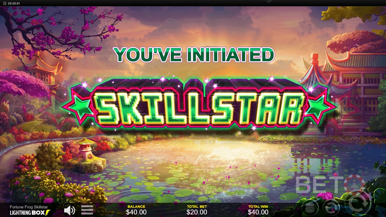 Fortune Frog Skillstar Slot Makinesini oynayın ve ücretsiz döndürme özelliğine erişin