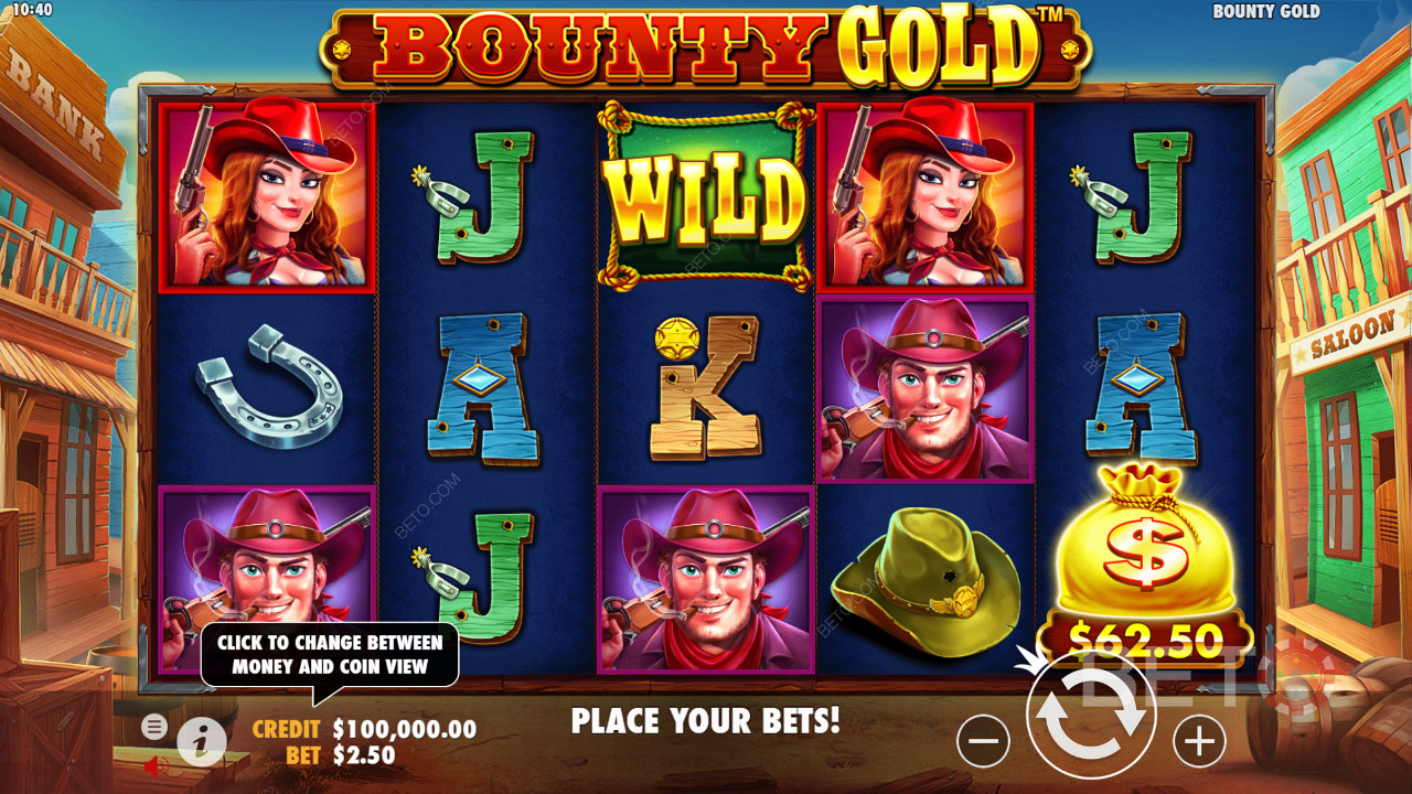 Bounty Gold 25 ödeme çizgisi oluşturur