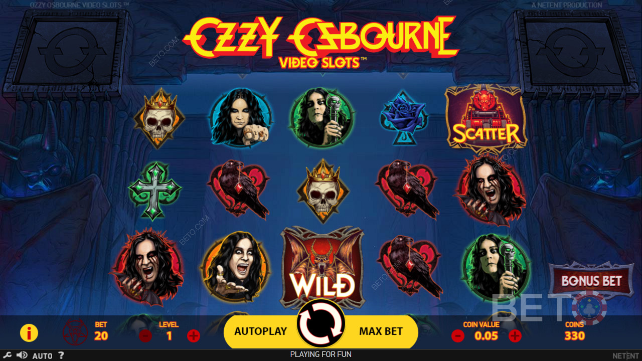 Ozzy Osbourne online slotunda ünlü Ozzy