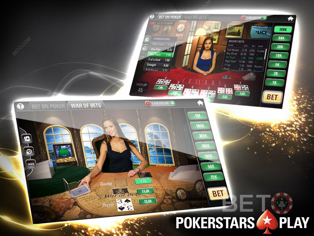 Tasarım ve kullanıcı dostu PokerStars casino