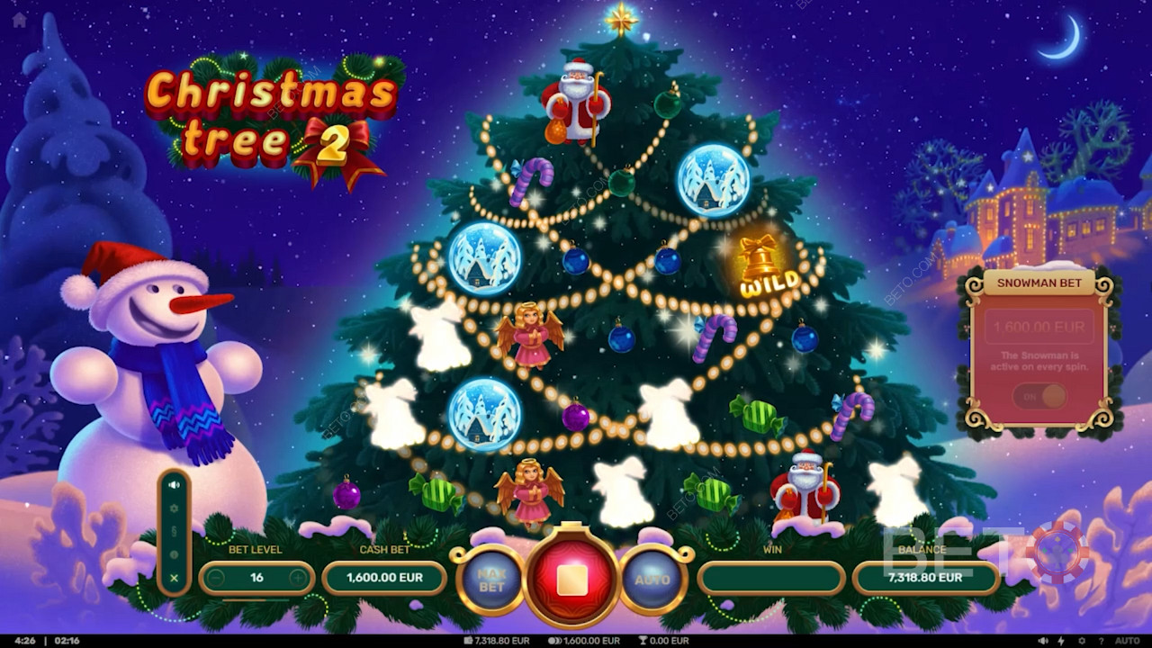 Christmas Tree 2 slot makinesinde cömert ödemelerin tadını çıkarın