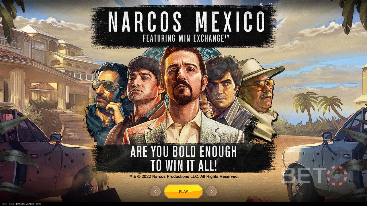 Narcos Mexico online slotta risk alın ve hepsini kazanın