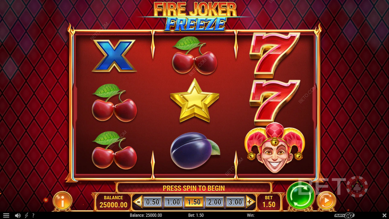 Fire Joker Freeze slotunda klasik düzen ve modern özelliklerle eğlenin