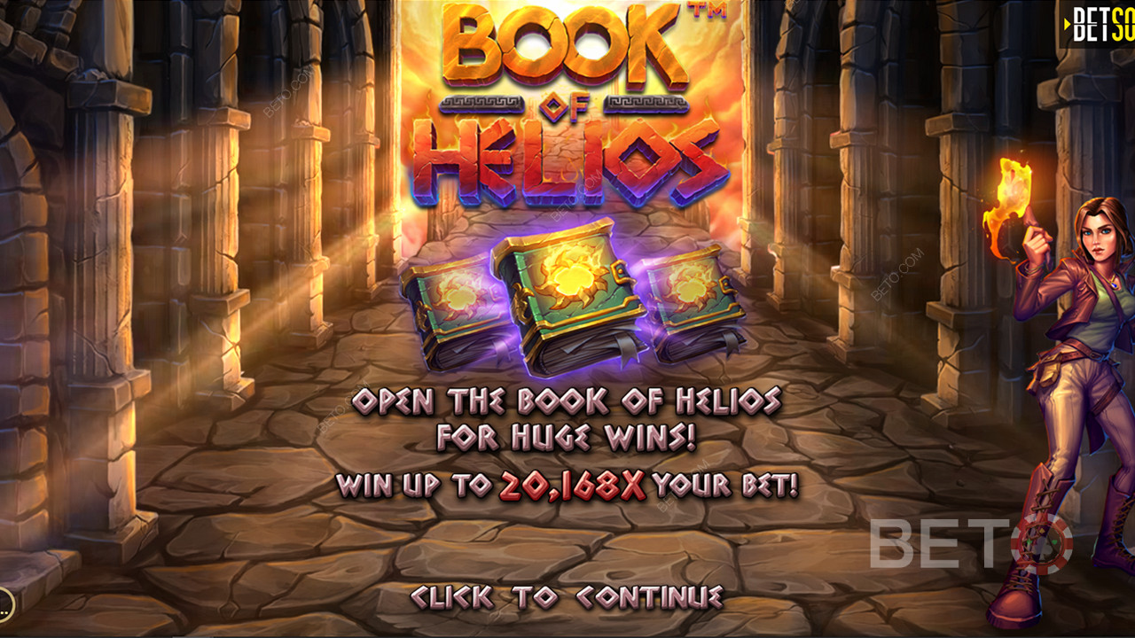 Book of Helios slotunda bahis miktarınızın 20.000 katından fazlasını kazanın