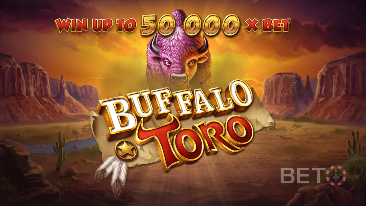 Buffalo Toro çevrimiçi slotunda bahsinizin 50.000 katına kadar kazanın