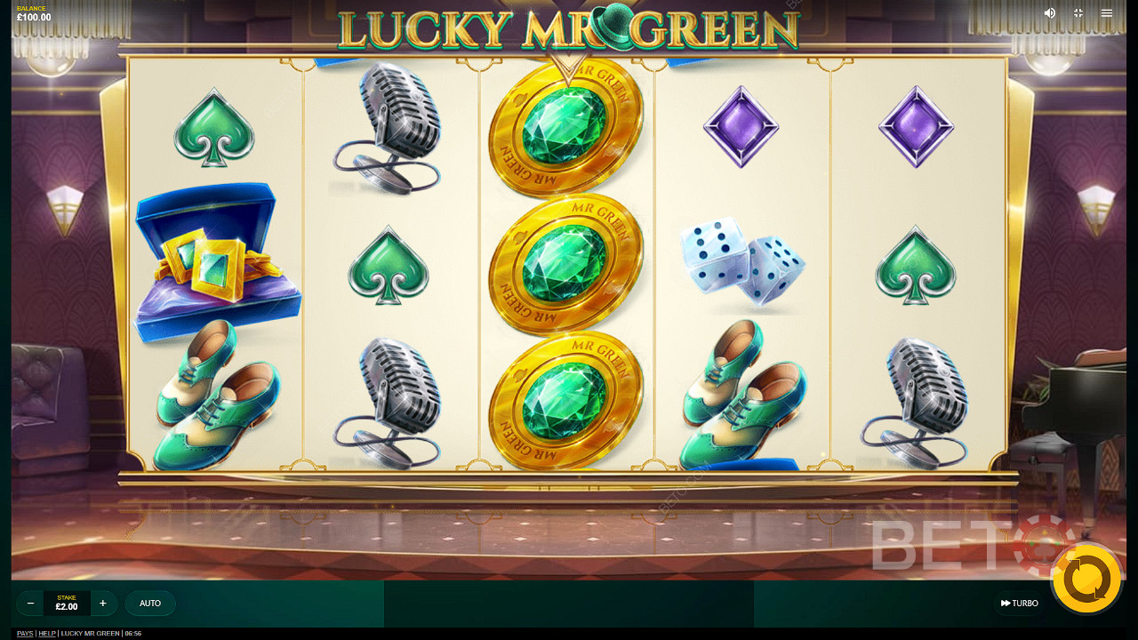 Lucky Mr Green video slotunda klasik bir tema içeren benzersiz bir deneyimin tadını çıkarın