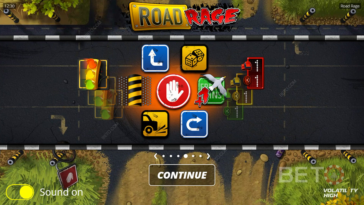 Respin bonus turu, Road Rage slotunda Ücretsiz Döndürmelerinizi daha heyecanlı hale getirecek