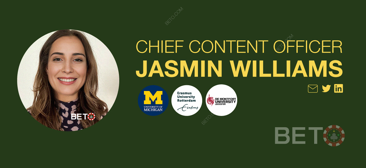 Jasmin Williams - Baş İçerik Sorumlusu (Online Slotlar & İncelemeler)