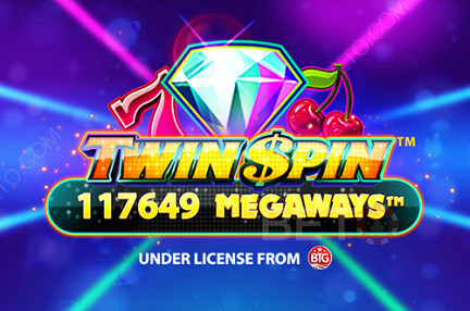 Twin Spin Megaways 5 Reeler ile daha fazla olası kazanç kombinasyonu.