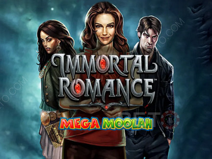Immortal Romance Mega Moolah Progressive slotlarını ücretsiz oynayın.